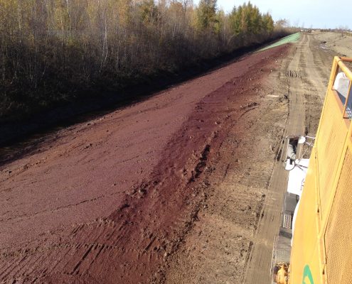 Réalisation Sotramex - Substitution de terre végétale